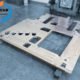 Large aluminum plate milling processing, automated component base plate