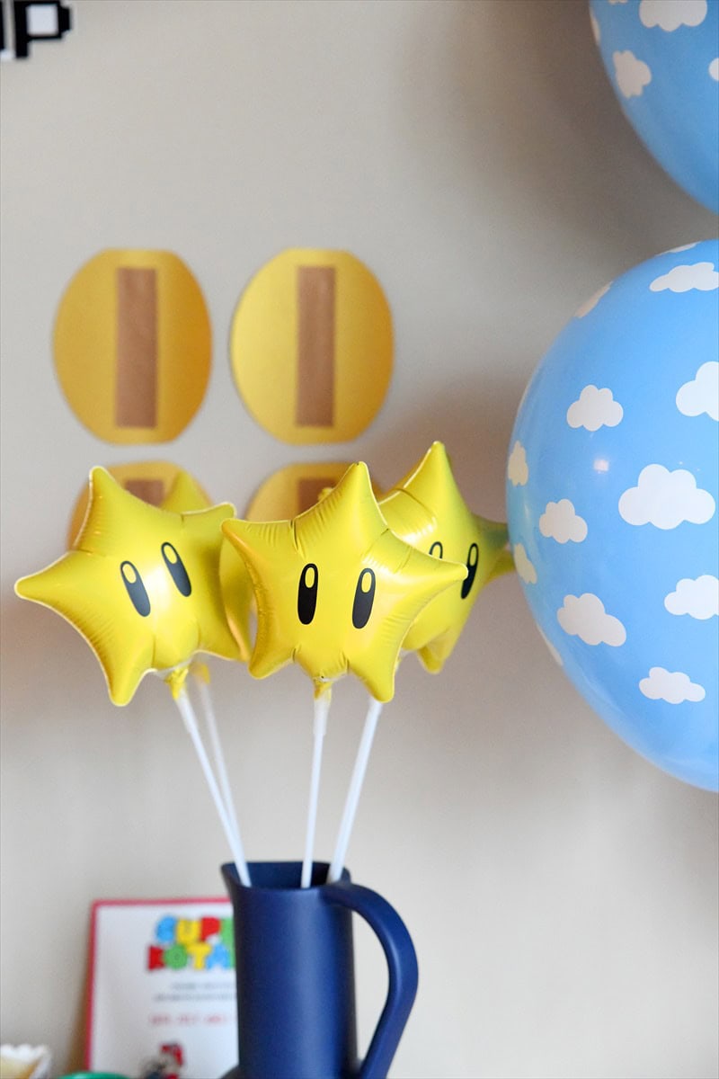 Super Mario Brothers テーマの誕生日 バースデイデコレーション Super Mario Brothers テーマの誕生日 バースデイデコレーション