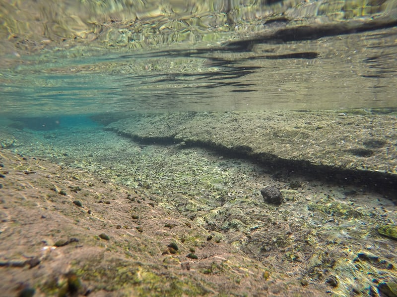 The clear water near Jacob's well