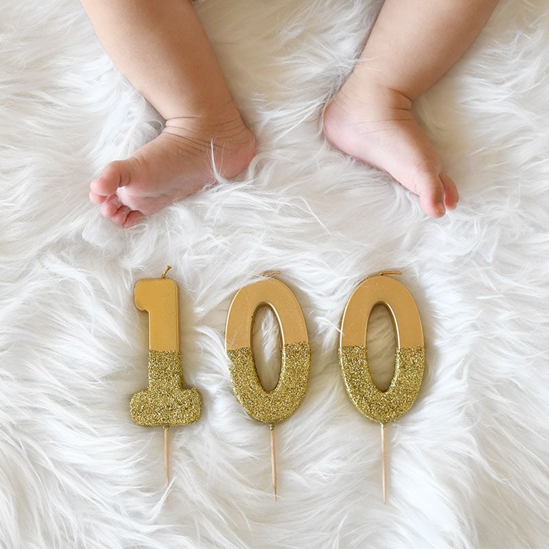 100日祝い 100days Baby お祝いの飾り付け