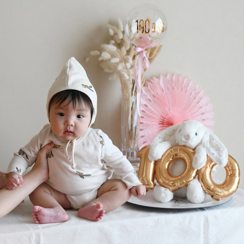 100日祝い 100days Baby お祝いの飾り付け