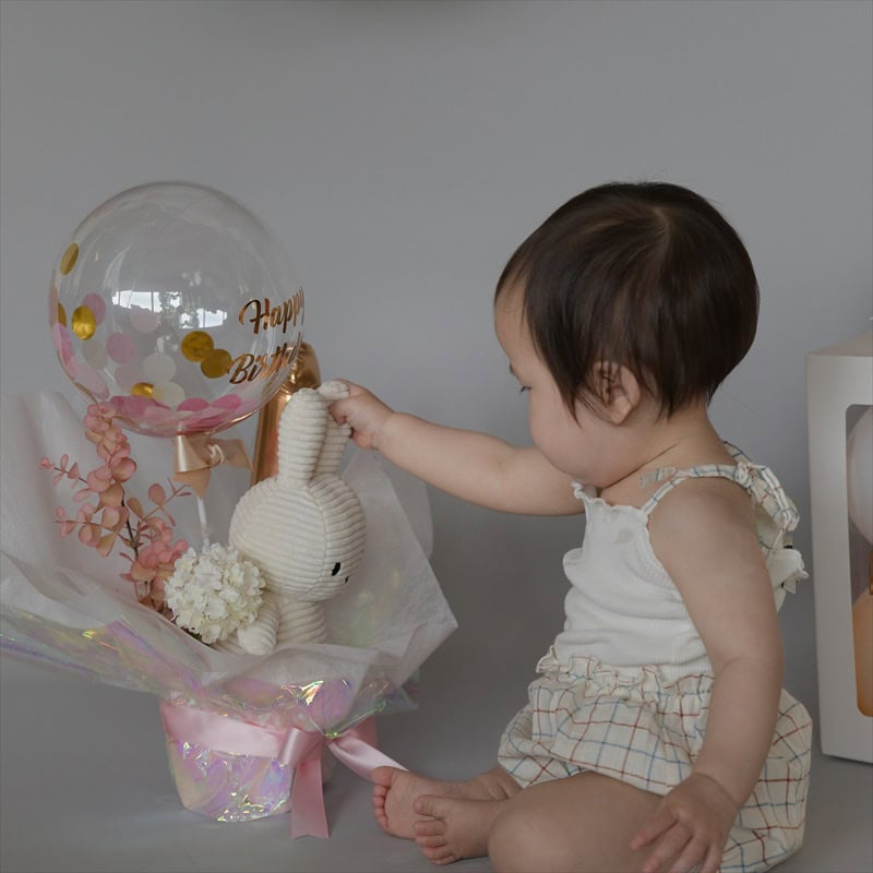 Miffy Themed 1st Birthday ミッフィーとお花バルーンのファーストバースデー リトルレモネード キッズパーティープランナー