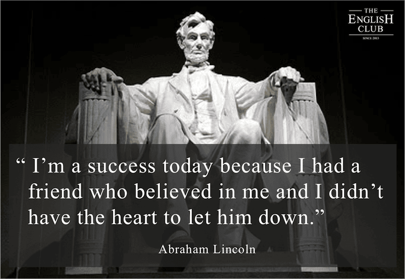 英語の名言:Abraham Lincoln