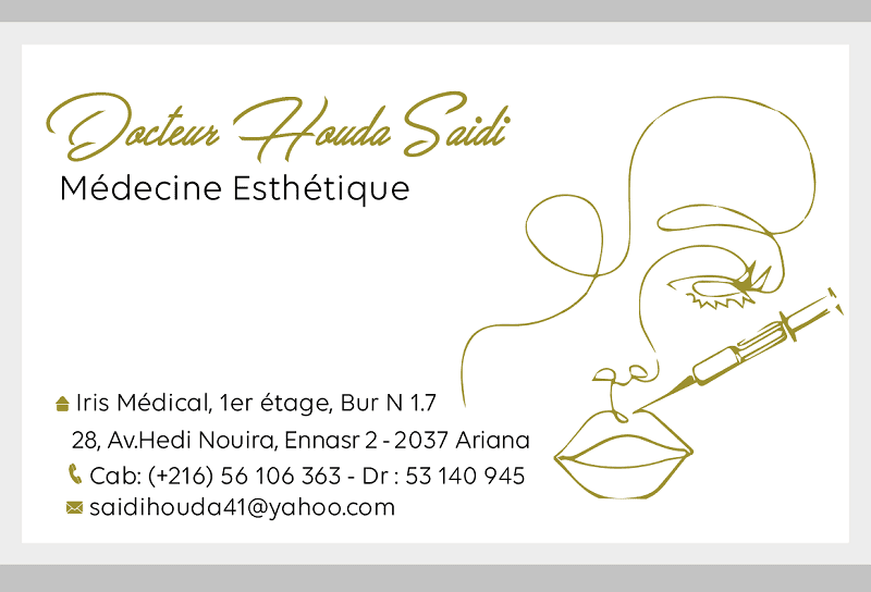 Dr Houda Saidi / médecin esthétique à cité Ennasr 2