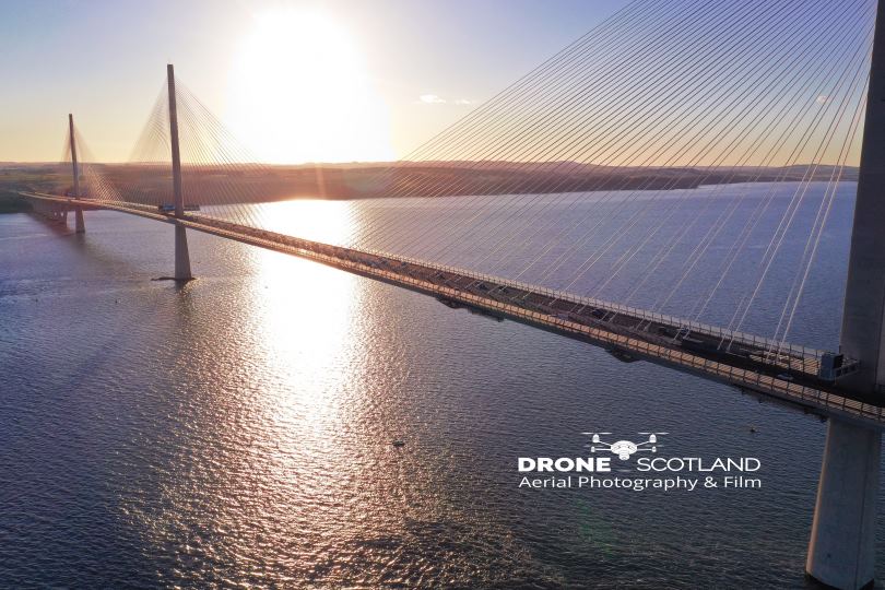 Drone Photography of the Queensferry Crossing, Scotland