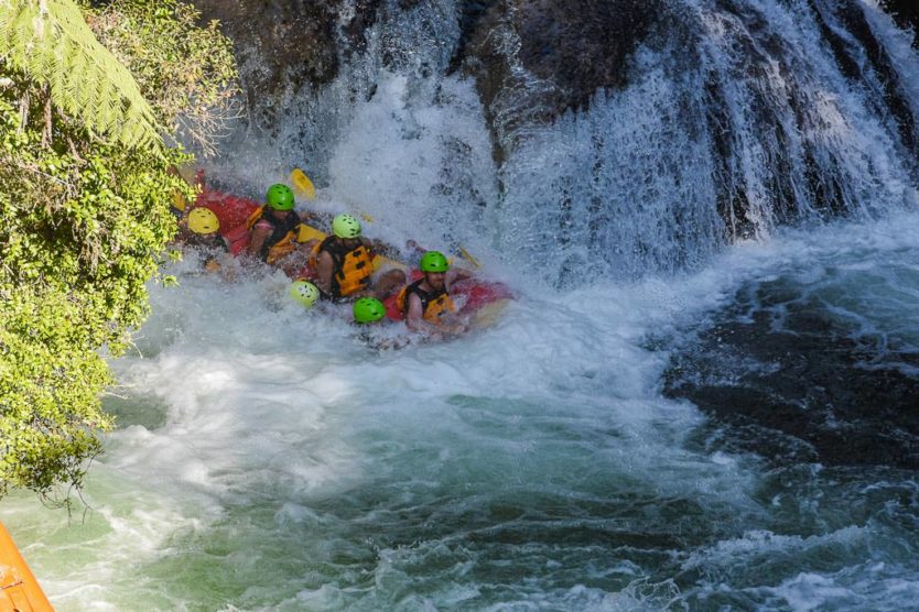 okere falls rotorua rafting with kaituna cascades