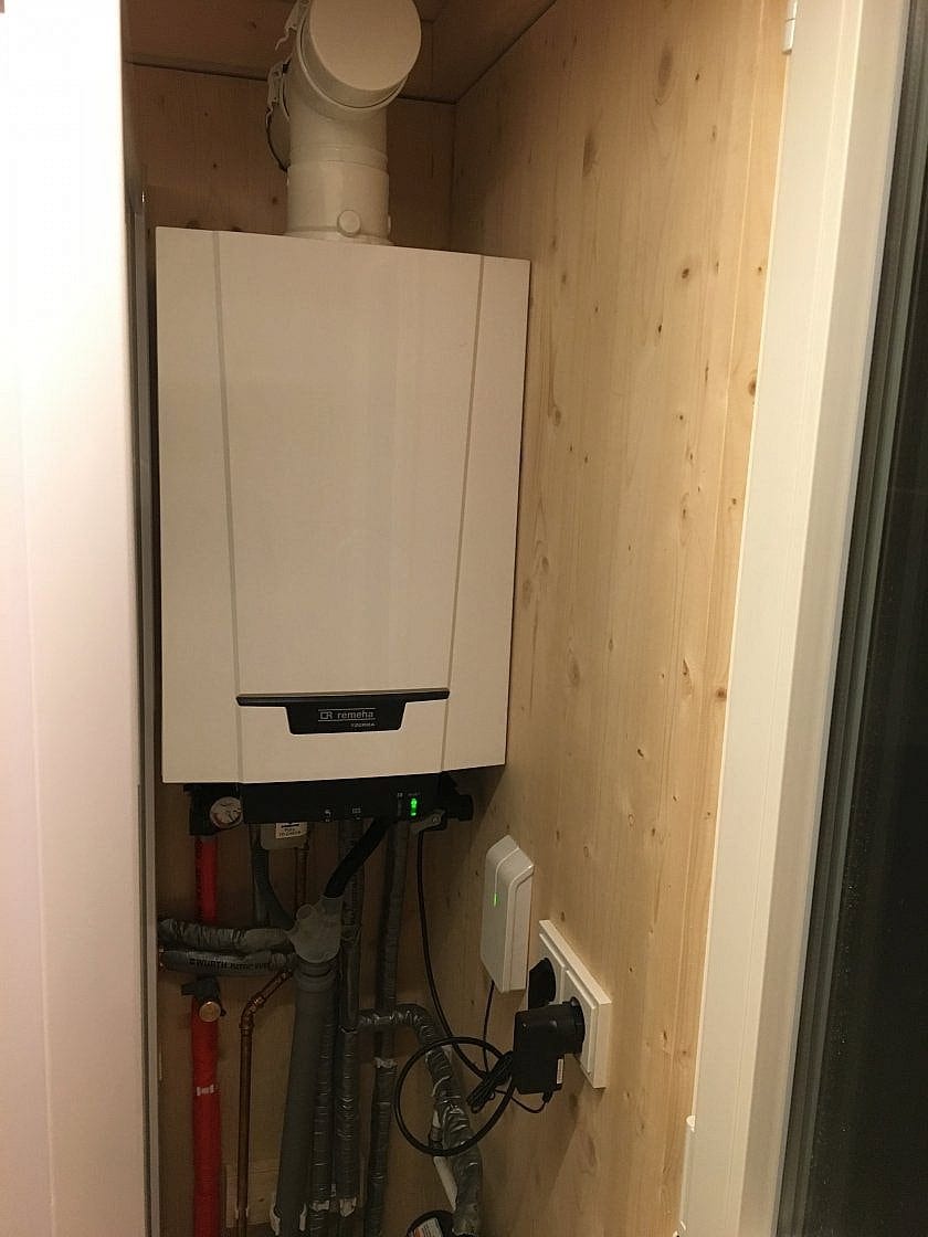 Gas-Therme im Tiny House