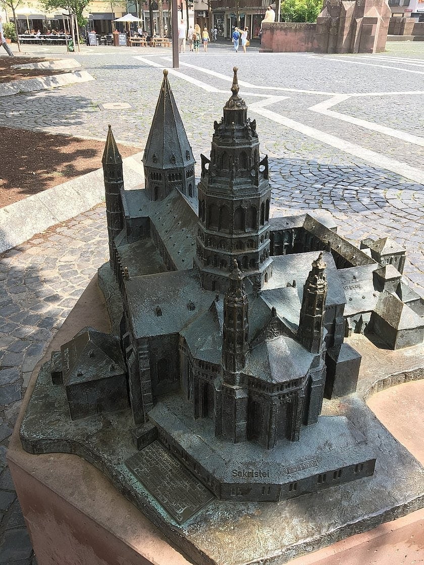 Model des Mainzer Dom