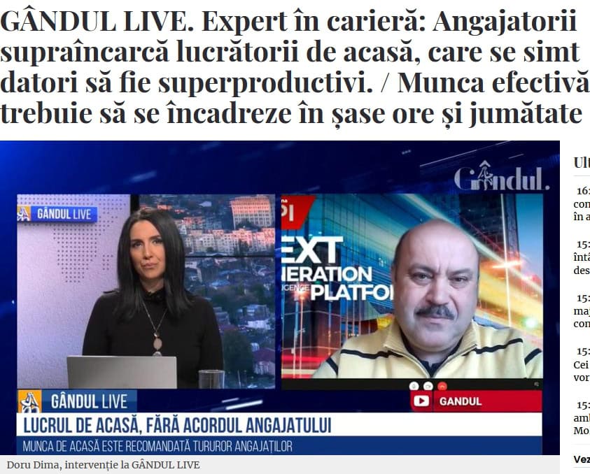 munca de acasa Blog Doru Dima