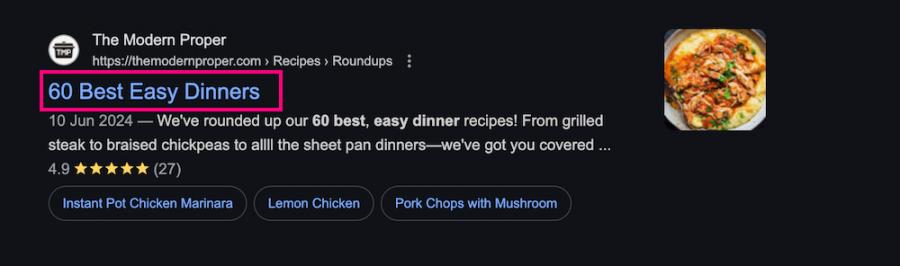 dinner