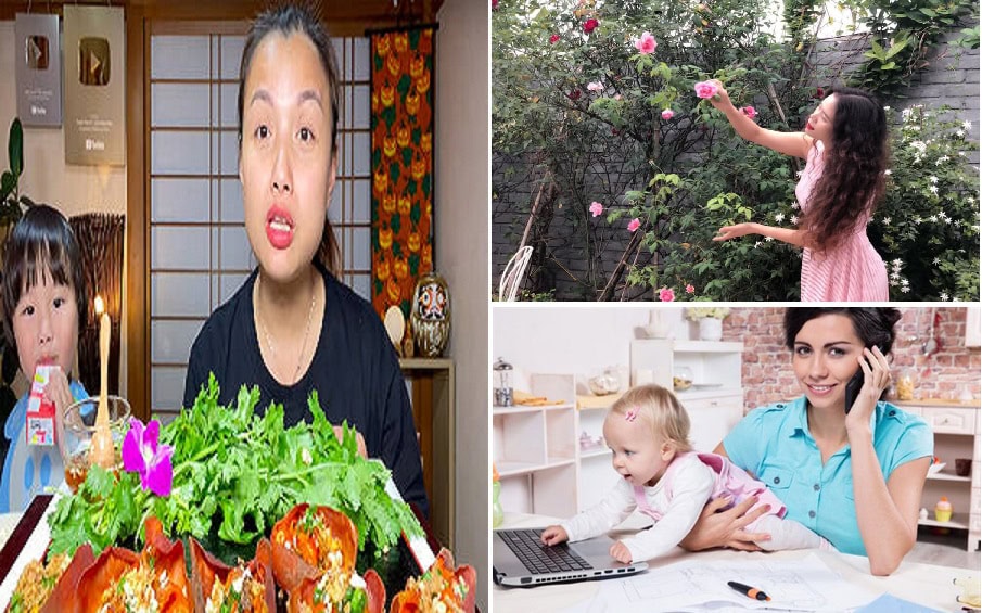 Mẹ bỉm sữa làm việc tại nhà kiếm thêm thu nhập bảo vệ tài chính gia đình