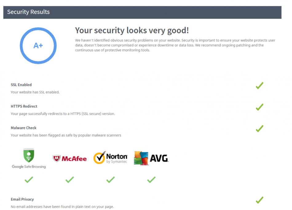 security result