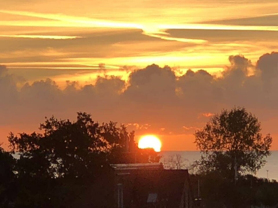 Sonnenaufgang Pelzerhaken an der Ostsee