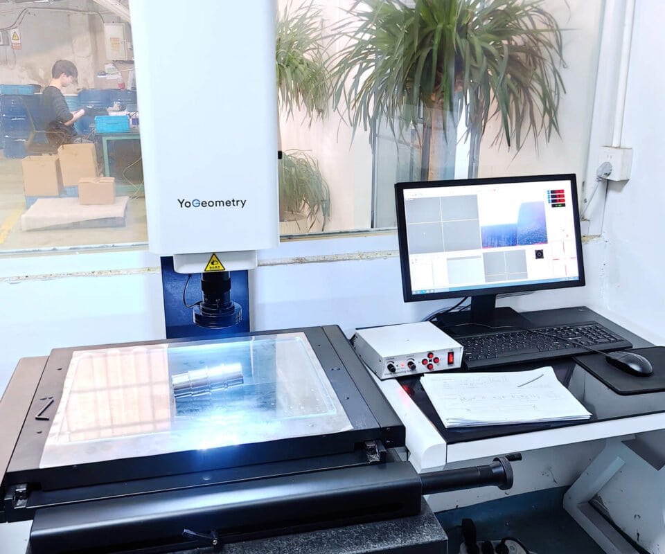 Flat-projector-measurement-image measurement