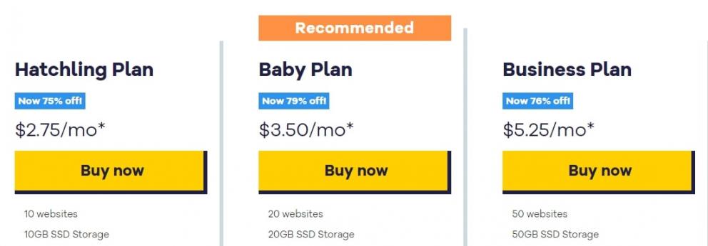 Hostgator Pricing