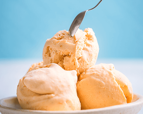 sorvete de creme sabor natural sorvetes