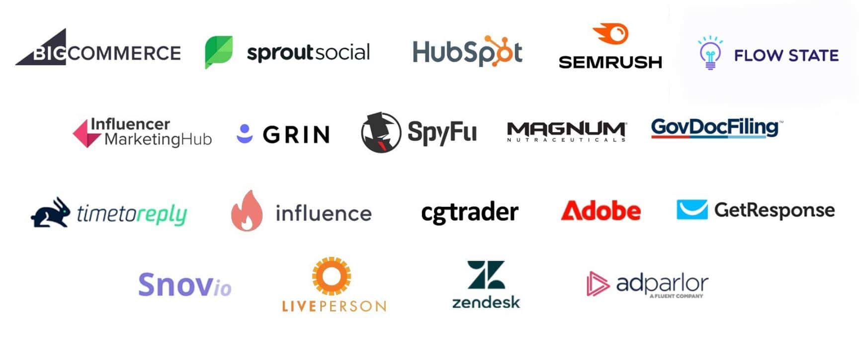 Brands We Have Worked With