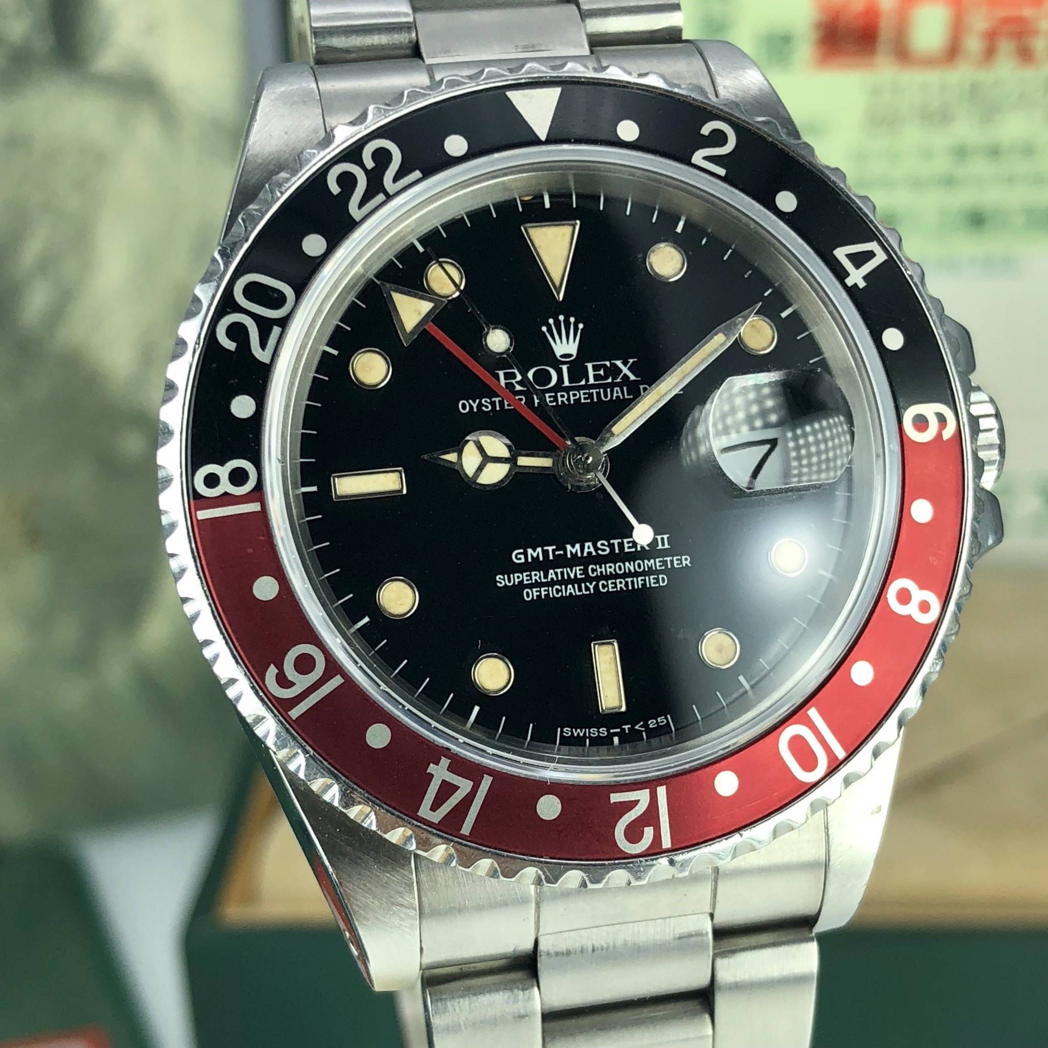 1988 Vintage Rolex GMT Master II 16760 Fat Lady Unpolished Full Set Box \u0026  Papers - Awadwatches