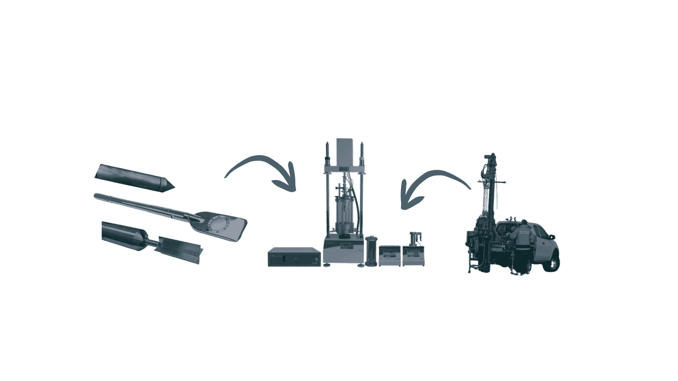 Korelacja badań trójosiowych z badaniami terenowymi