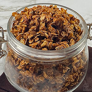 jar of honey nut granola