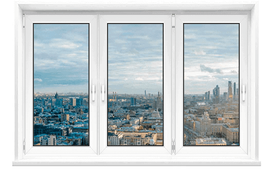 Трёхстворчатое окно