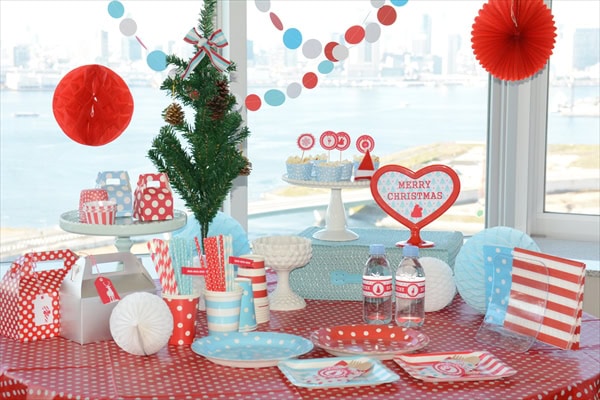 アクア クリスマスパーティー企画中 : Preparation for Christmas Party 2013 Blue x Red