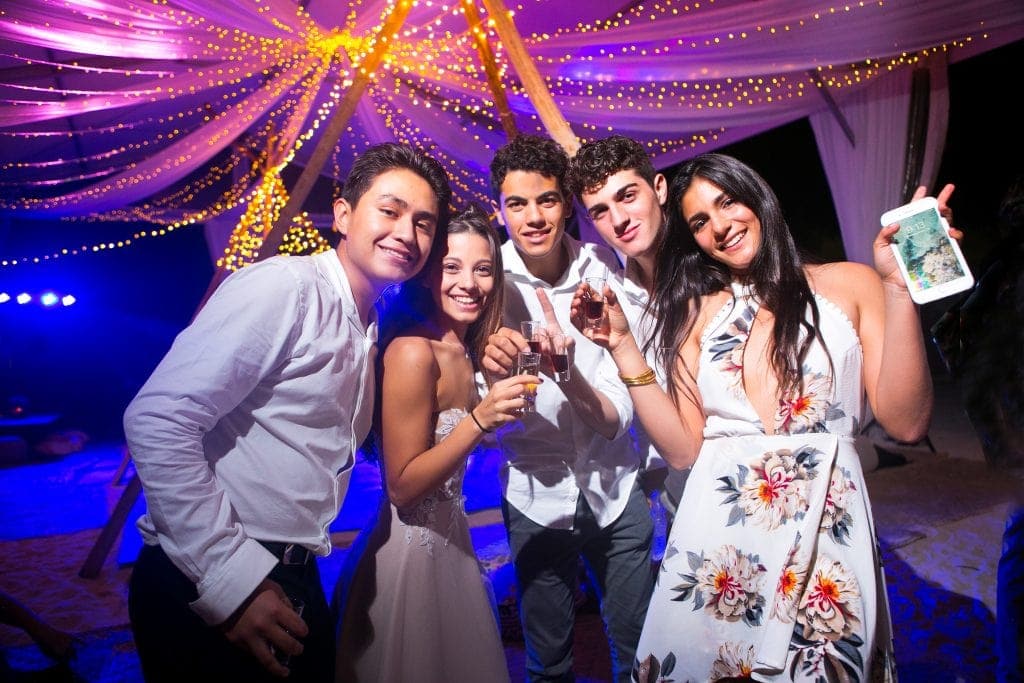 XV years party at Puerto Aventuras beach by Naal Wedding Photography