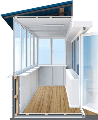 Калькулятор остекления балконов