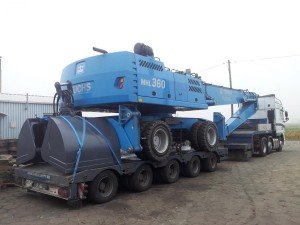 Перевезення перевантажувача FUCHS MHL360