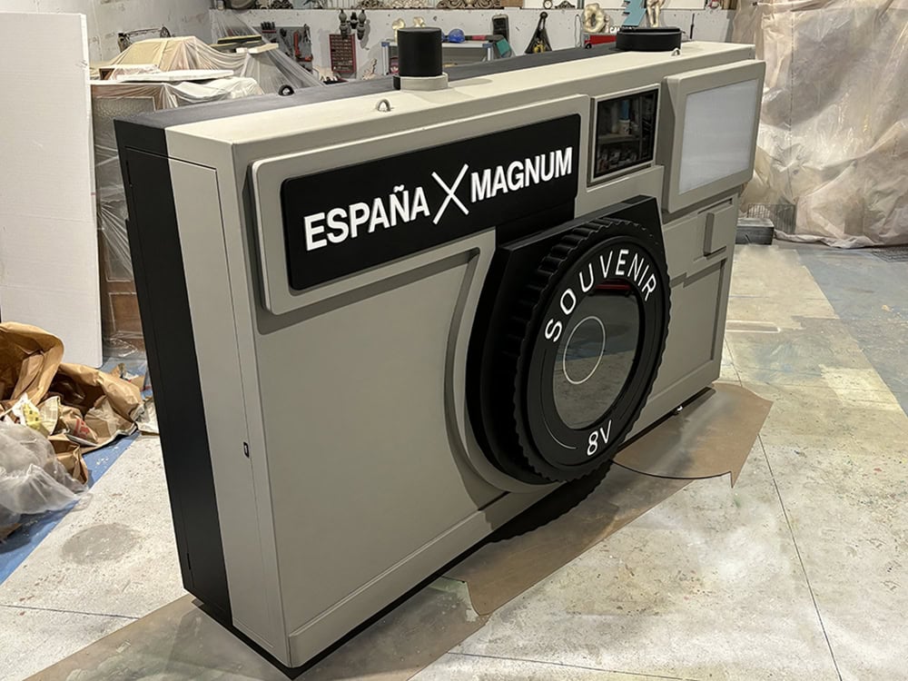 Instalación escultórica interactiva para Magnum Photos — Premio Princesa de Asturias 2024 Es-Tallado