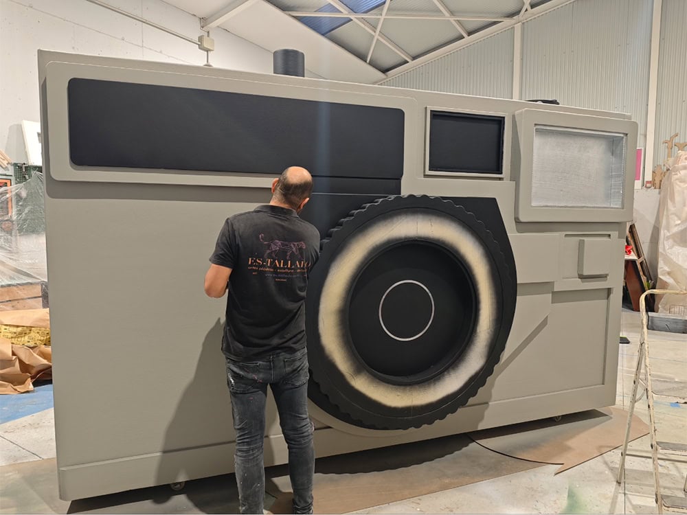 Instalación escultórica interactiva para Magnum Photos — Premio Princesa de Asturias 2024 Es-Tallado