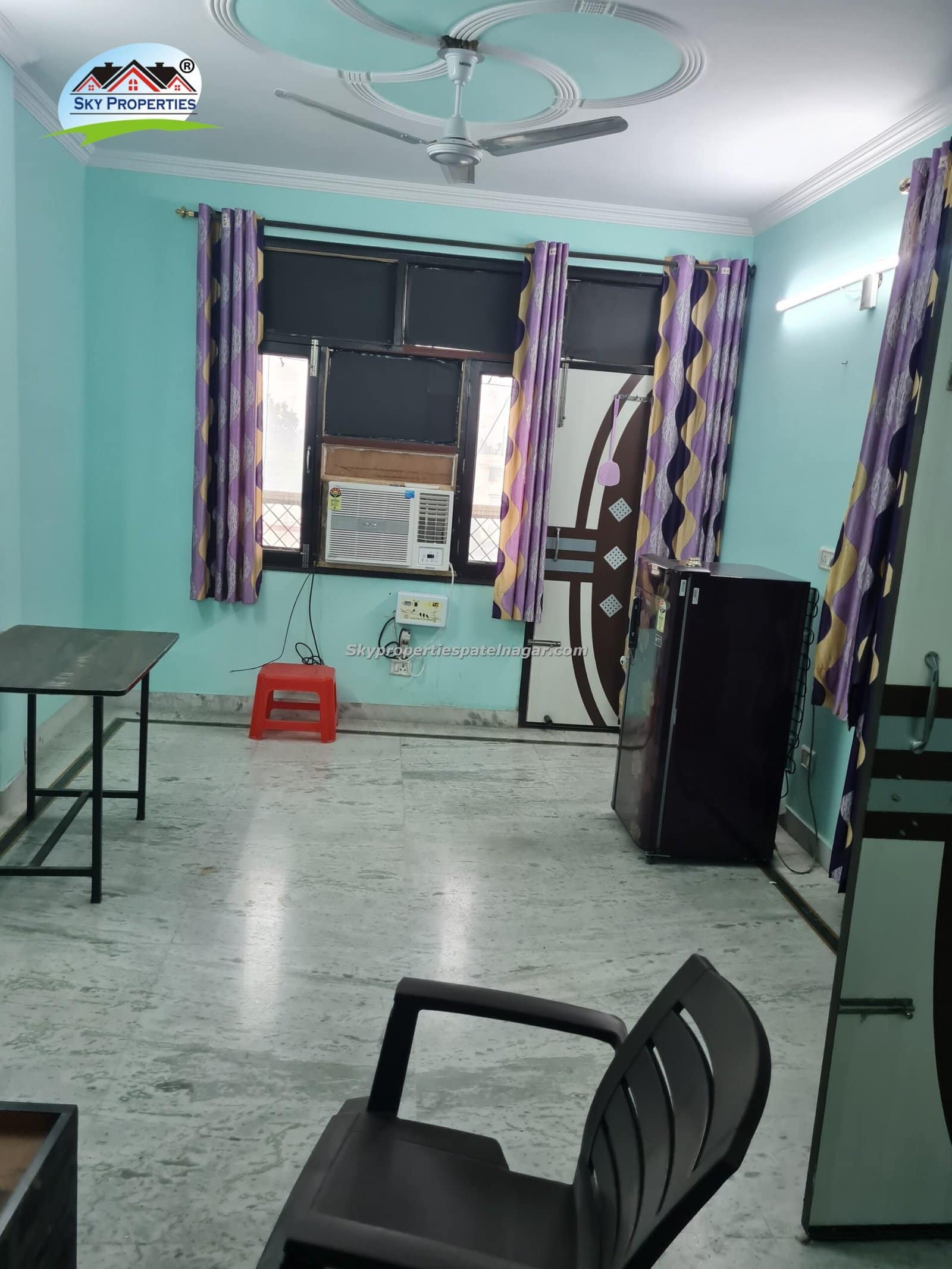 1RK Flat for Students in Patel Nagar Near Metro & Market
