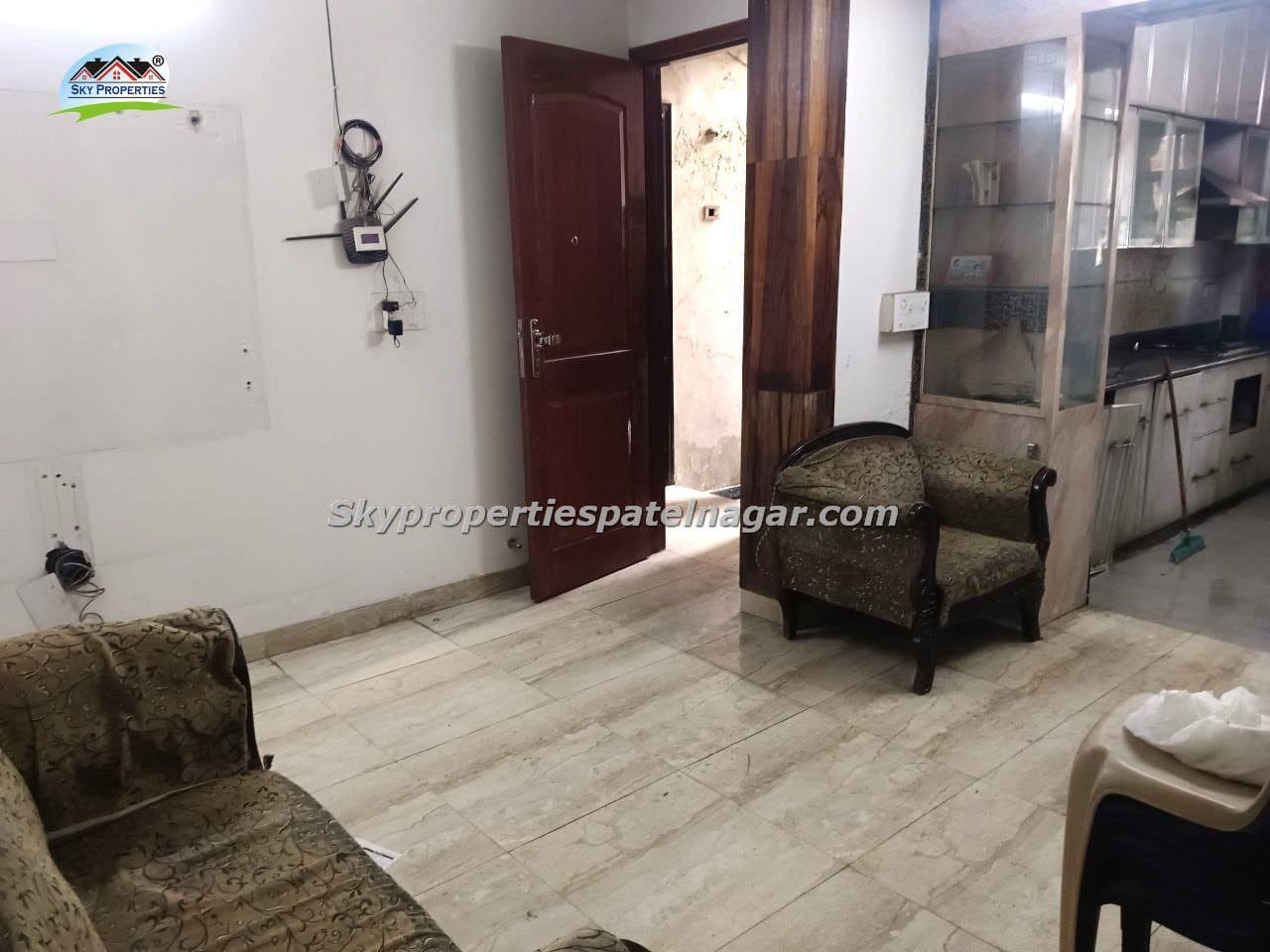 1 BHK Flat for Rent in Patel Nagar