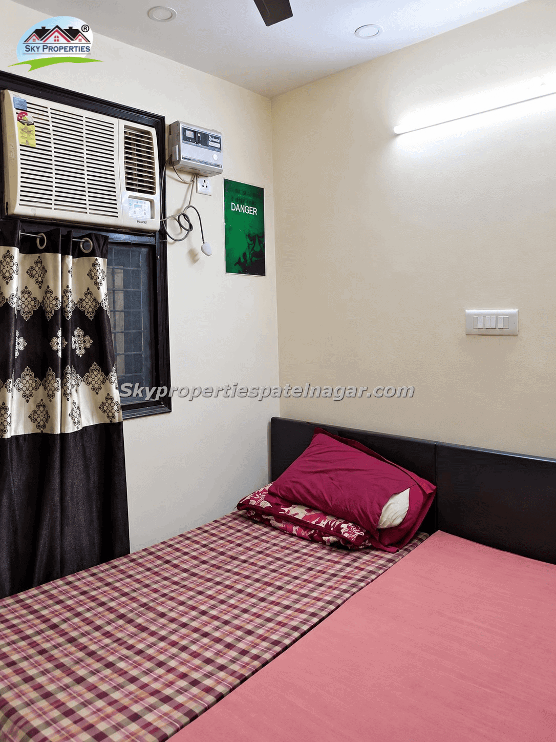 Patel Nagar PG – Double Sharing Room for 2 People