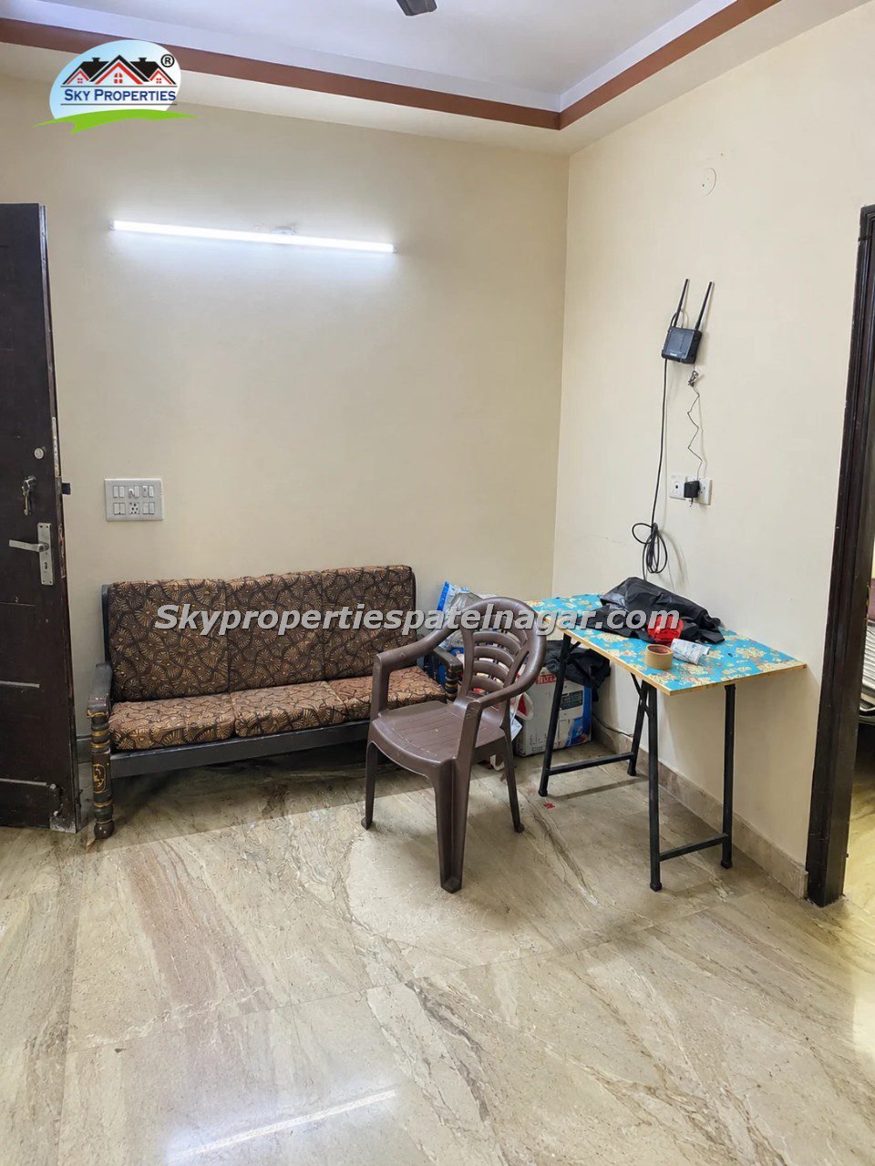 1 BHK Flat for Rent in Patel Nagar