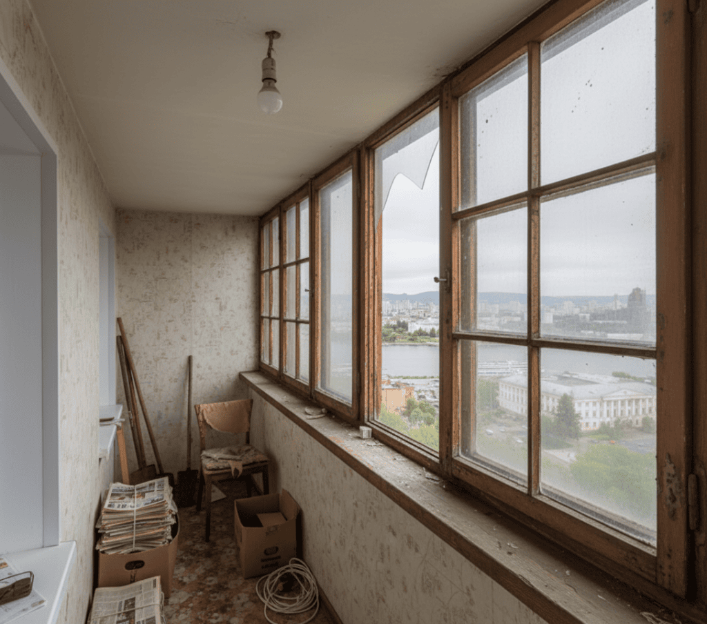 До остекления