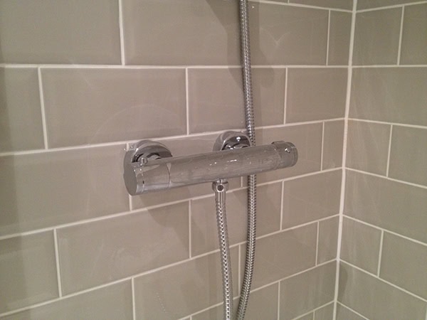 Small Format Brick Pattern Tiling With Bathroom Installation In Leeds