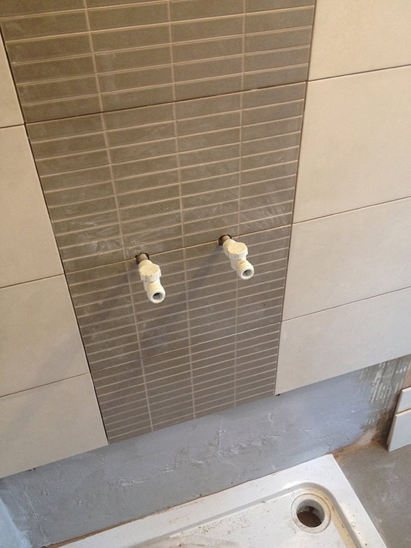 Feature Tiles With Bathroom Installation In Leeds