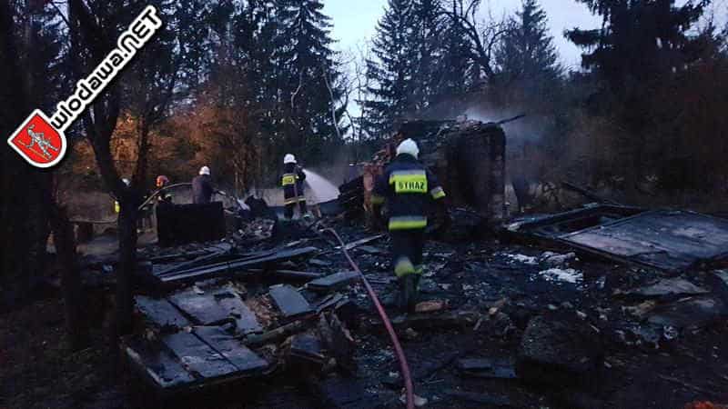 112: Pożar domu w Woli Wereszczyńskiej Wydarzenia z miasta Wlodawa oraz powiatu gminy oraz okolic Polesia Zachodniego na Sygnale