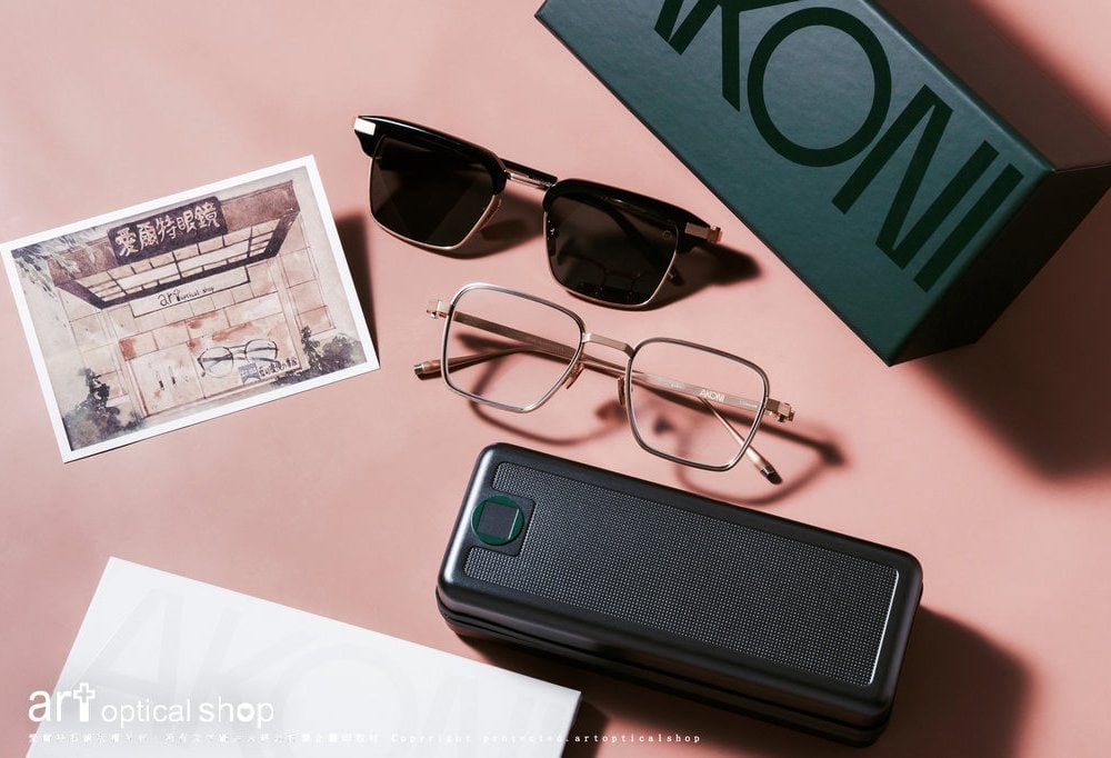 AKONI TITANIUM GIANO AKX 529A/AKS 526B 鈦金屬都會時尚光學/太陽眼鏡 鏡框