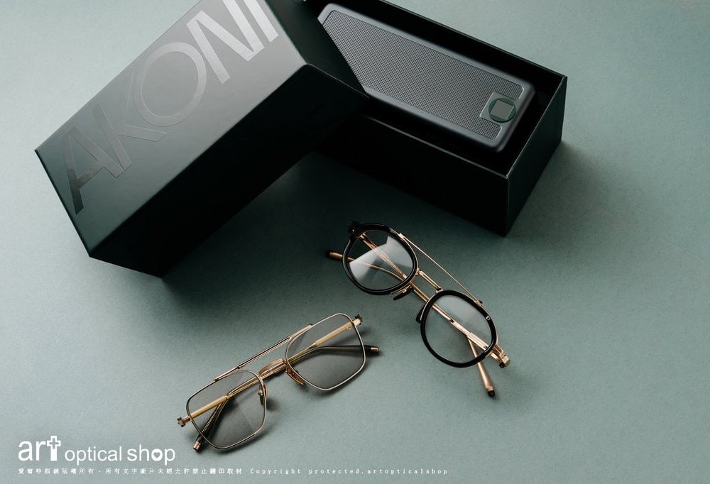 AKONI Titanium INFINITY AKX 512A/AKS 200D 雙槓奢華精緻光學鏡框