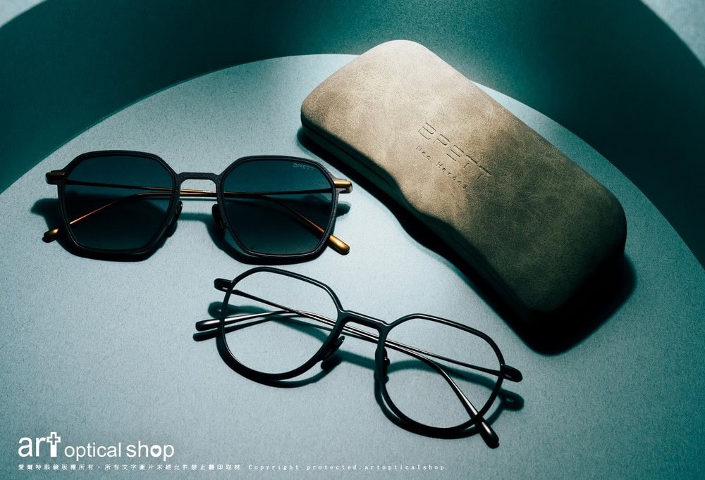 BRETT SCOTT/FRANCOIS SUN 工業風純鈦一體成型光學/太陽鏡框