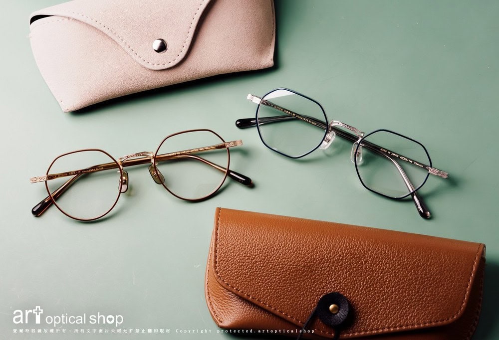 內藤熊八作 Kumahachi Titanium N305/N306 精緻雕花鈦金屬光學鏡框