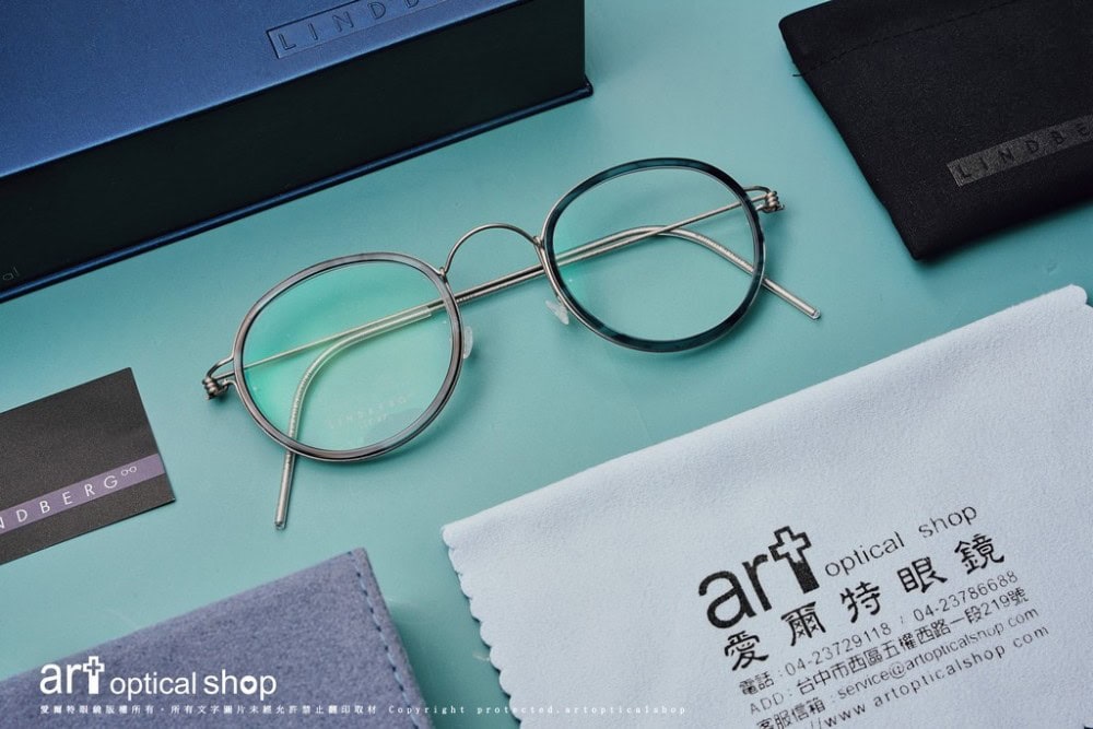 LINDBERG AIR TITANIUM RIM LEX 極輕量鈦絲複合鏡框