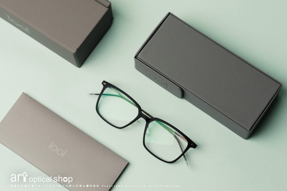 lool CASTOR A BKBR 鈦黑極簡造型光學鏡框