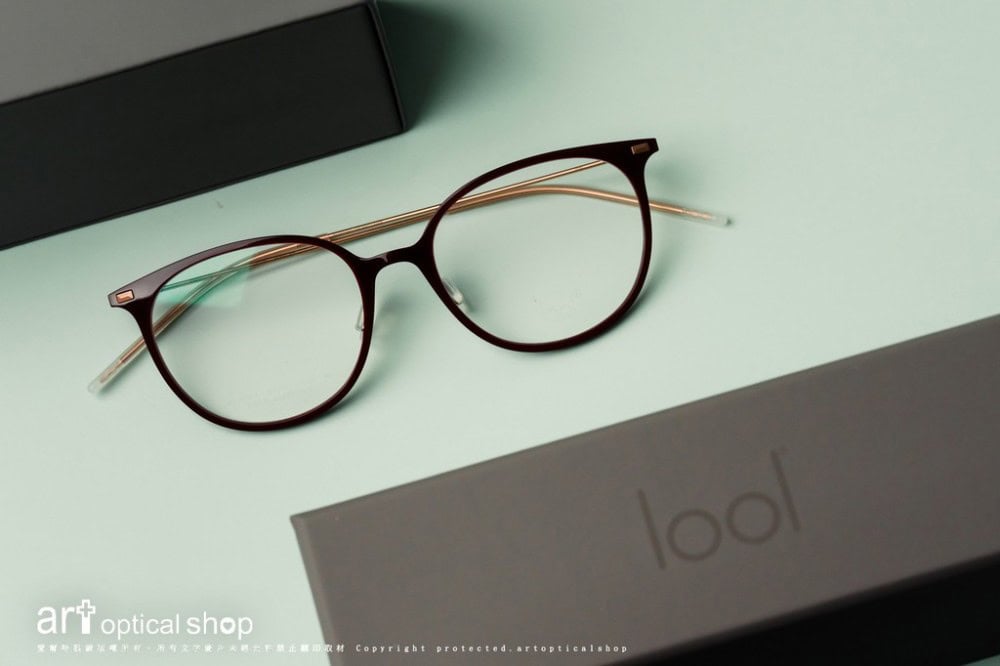lool QUOIN A BXPG 鈦黑極簡雙色造型光學鏡框
