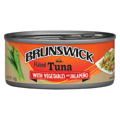 Brunswick<sup>®</sup> Flaked Tuna with Vegetables and Jalapeño – 142g
