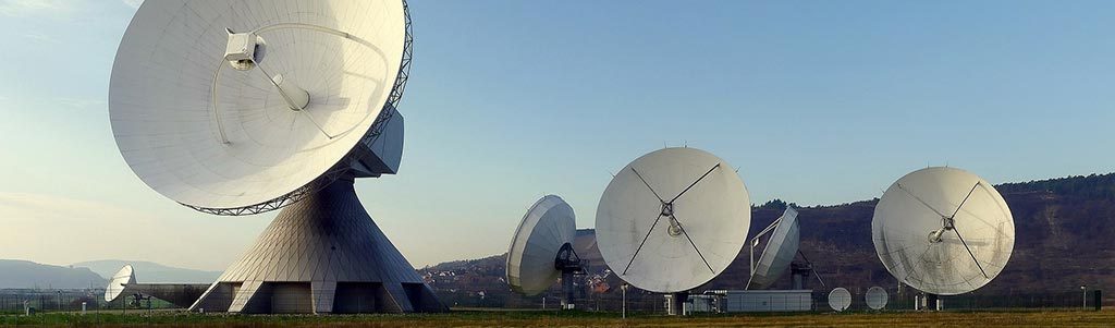 Radars listening for signals from space