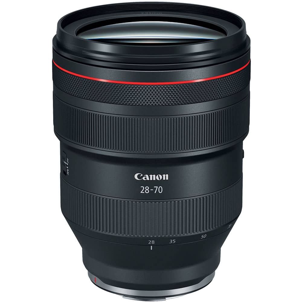 Canon RF 28-70mm f/2L USM meilleur objectif pour le Canon R5