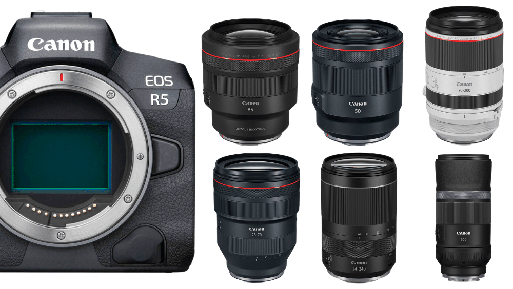 Les meilleurs objectifs pour le Canon R5 Les meilleurs objectifs pour le Canon R5